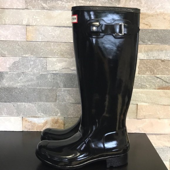 HUNTER Original Tour Gloss Packable Rain Boot - Picture 4 of 10